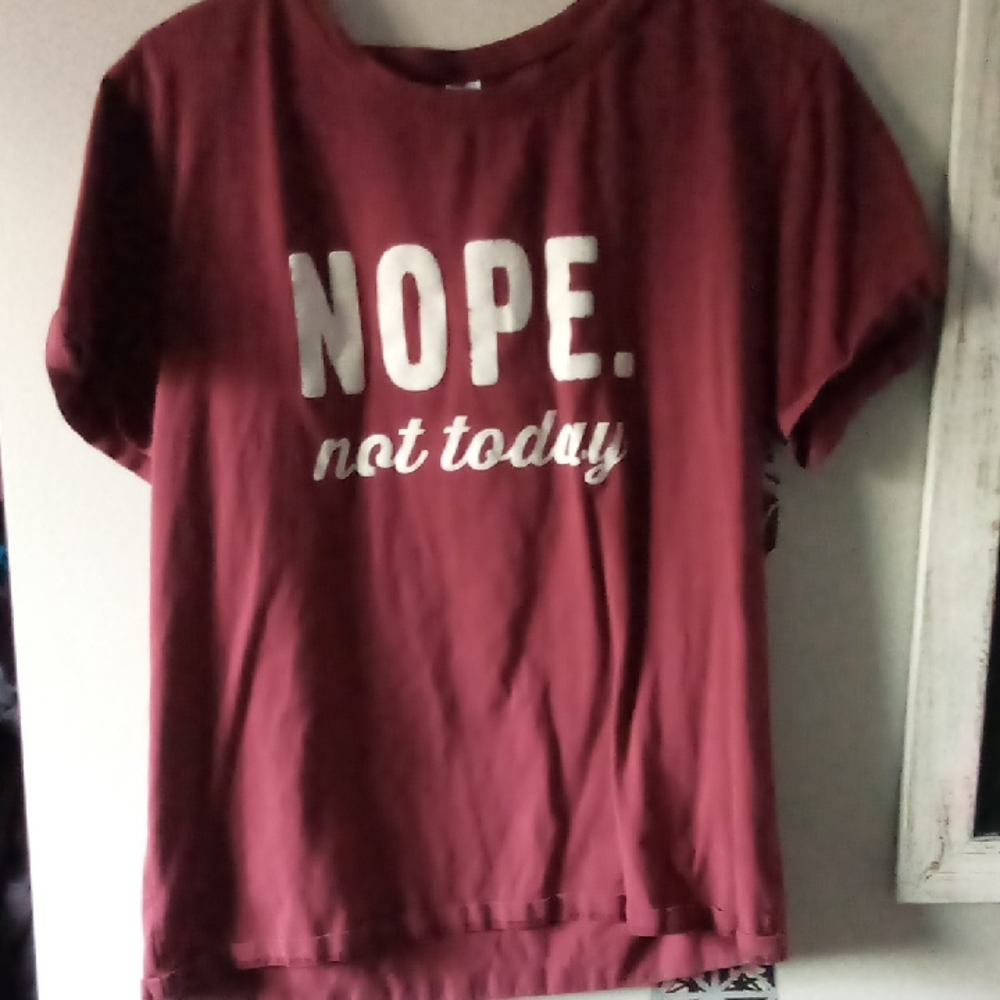 Women's Burgundy Graphic Tee